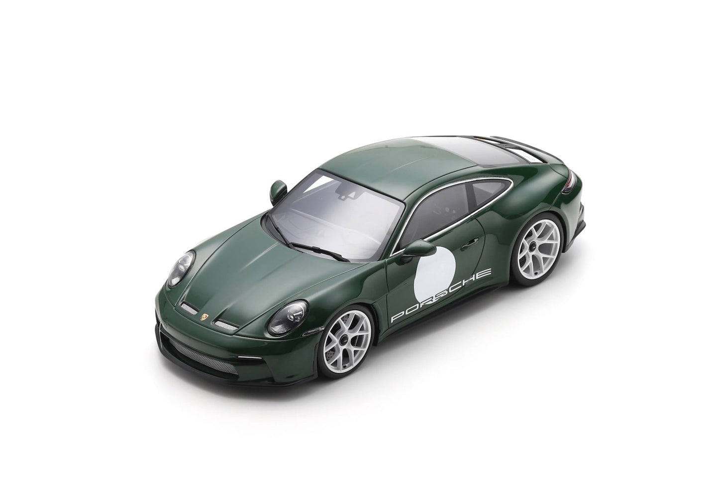 Spark-Model 2023 Porsche 911 (992) S/T w/ Heritage Package Irish Green WITH DISPLAY 1:18
