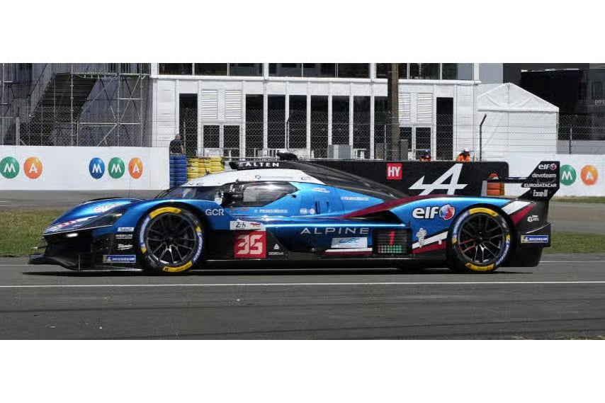Spark Model Alpine A424 LMDh Alpine Endurance Team #35 6th 24hrs Le Mans 2026 Blue 1:18 WITH DISPLAY