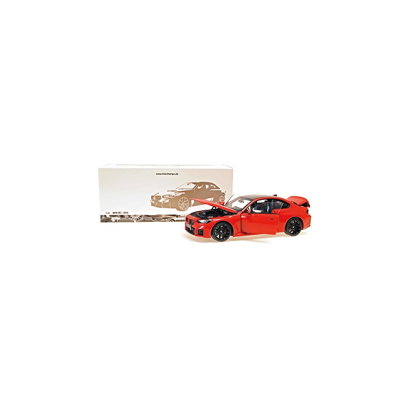 Minichamps 2023 BMW M2 (G87) Red Metallic 1:18