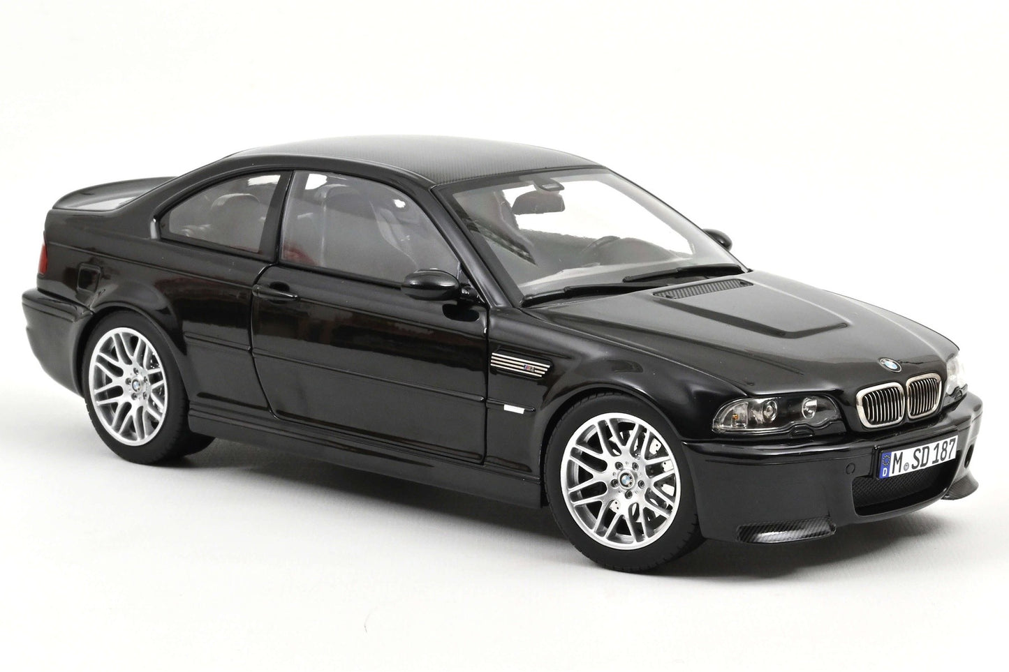 Norev 2003 BMW M3 CSL (E46) Sapphire Black 1:18