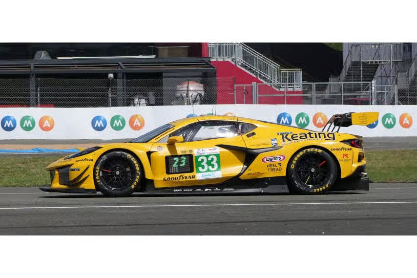 Spark Model Chevrolet Corvette C8 Z06 GT3.R #33 TF Sport 2026 IMSA Le Mans 24hrs 1:18 WITH DISPLAY
