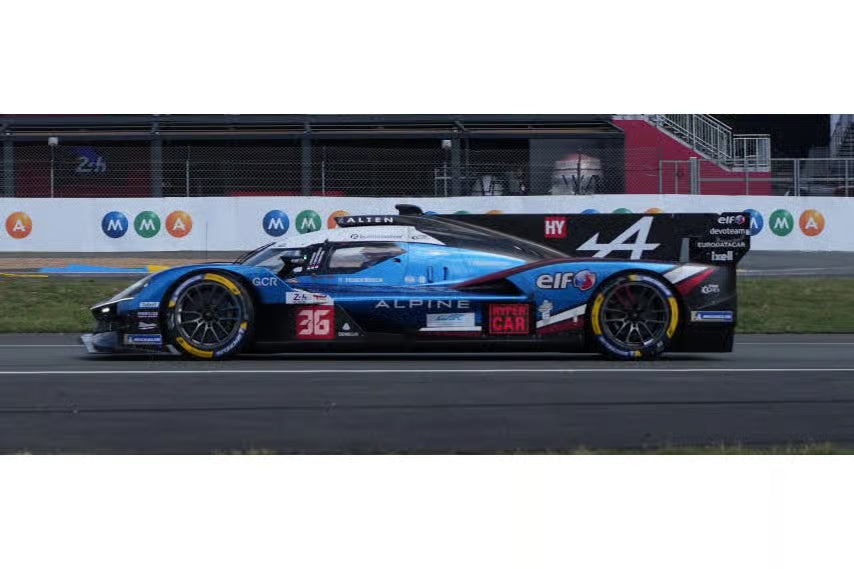 Spark Model Alpine A424 LMDh Alpine Endurance Team #36 10th 24hrs Le Mans 2026 Blue 1:18 WITH DISPLAY