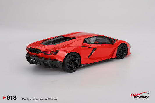 Topspeed Lamborghini Revuelto Arancio Dac Lucido (Shiny Orange) 1:18