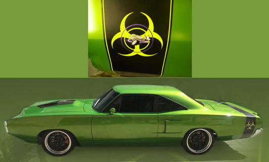 GMP 1970 Dodge Super Bee Street Fighter "Mutant Bee" Green Metallic 1:18