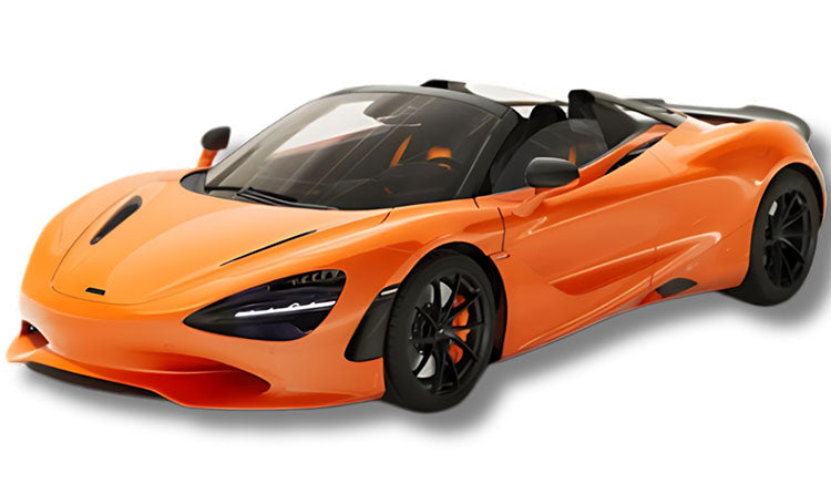 Miniature McLaren 750S Spider 1/18 – GT Spirit, Papaya Orange, 2024 (neuf)