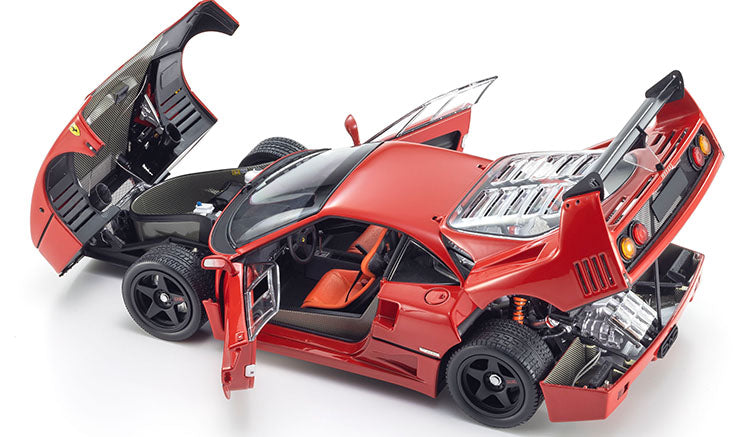 Kyosho Ferrari F40 Lightweight LM Wing Rossa Corsa Red 1:18