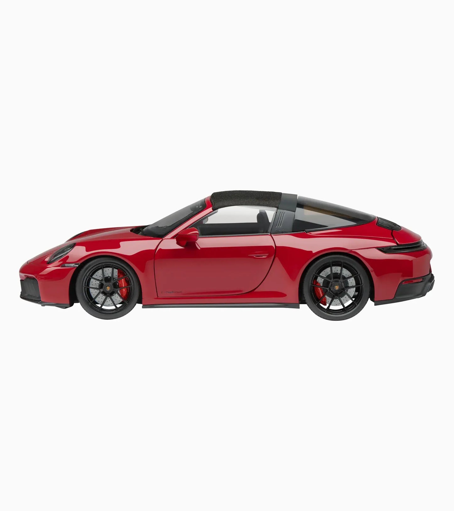Minichamps Porsche 911 992.2 Targa 4 GTS Hybrid Carmine Red 1:18 DEALER EDITION
