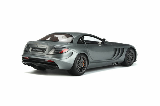 GT Spirit 2010 Mercedes Benz SLR MSO Edition Selenite Grey 1:18