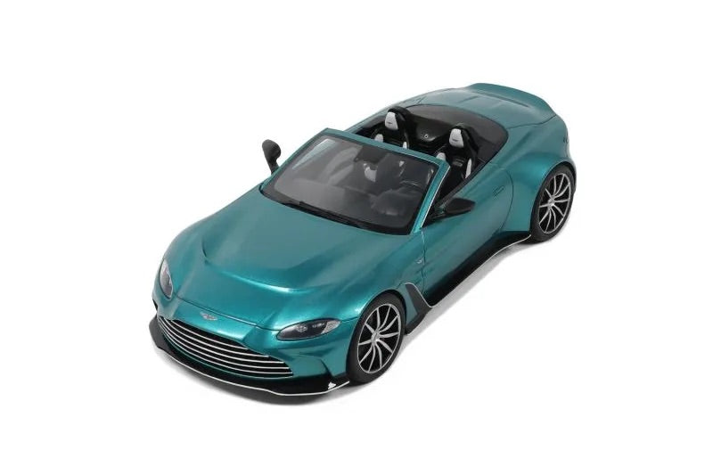 GT Spirit 2023 Aston Martin V12 Vantage Roadster Tayos Turquoise 1:18 Resin