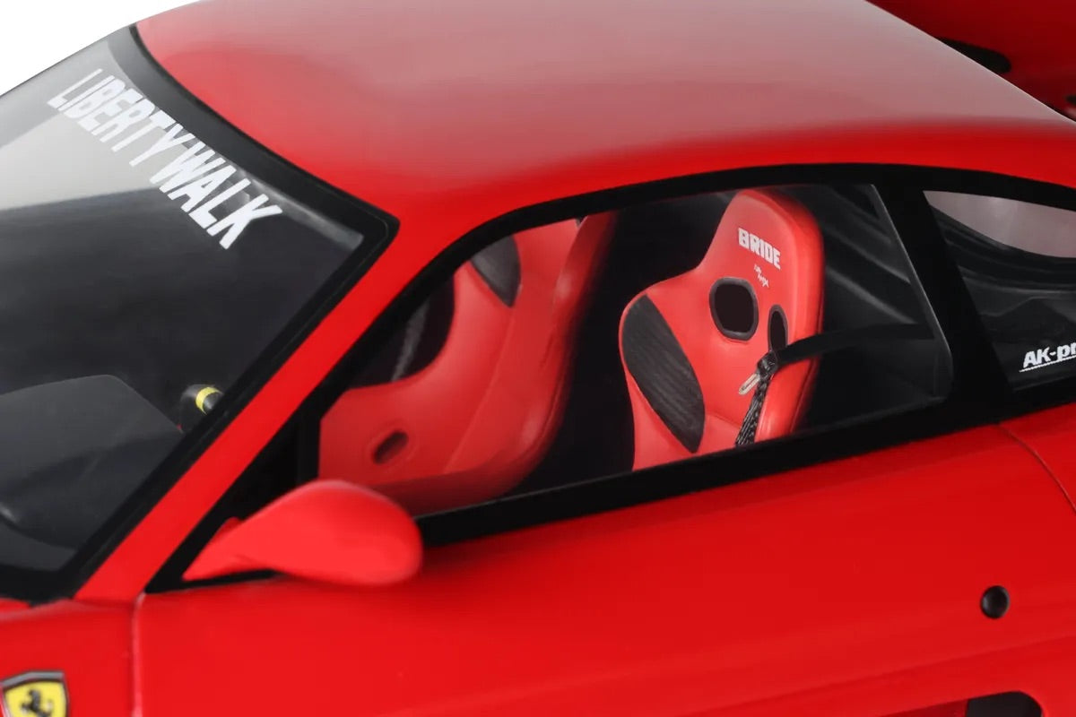 GT Spirit 2023 Ferrari F355 GT S LB Works (Liberty Works) Rossa Corsa (Ferrari Red) 1:18