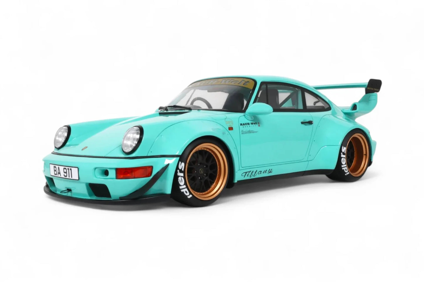 GT Spirit 2020 Porsche 911 930 RWB Tiffany Blue 1:12