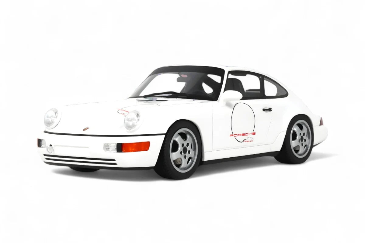 GT Spirit 1992 Porsche 911 (964) Carrera Cup USA Edition White 1:18
