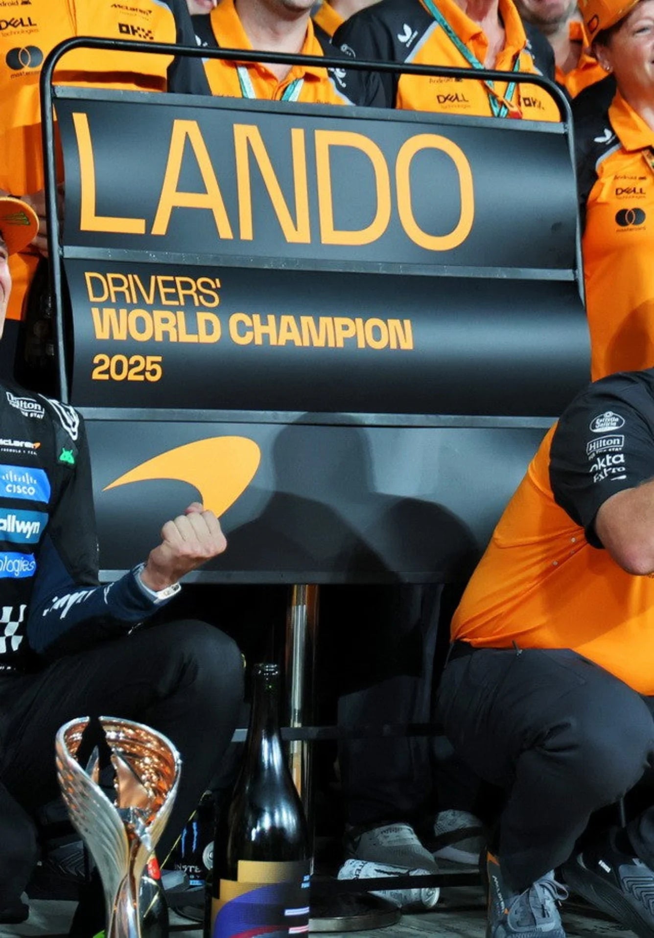 Minichamps Mclaren F1 Team MCL39 Orange L. Norris World Champion Abu Dhabi GP 2025 1:12