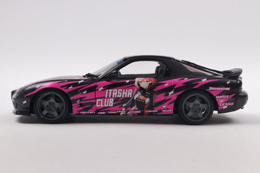 Solido 1999 Mazda RX7 FD3RS Itasha Works Black and Fuscia 1:18