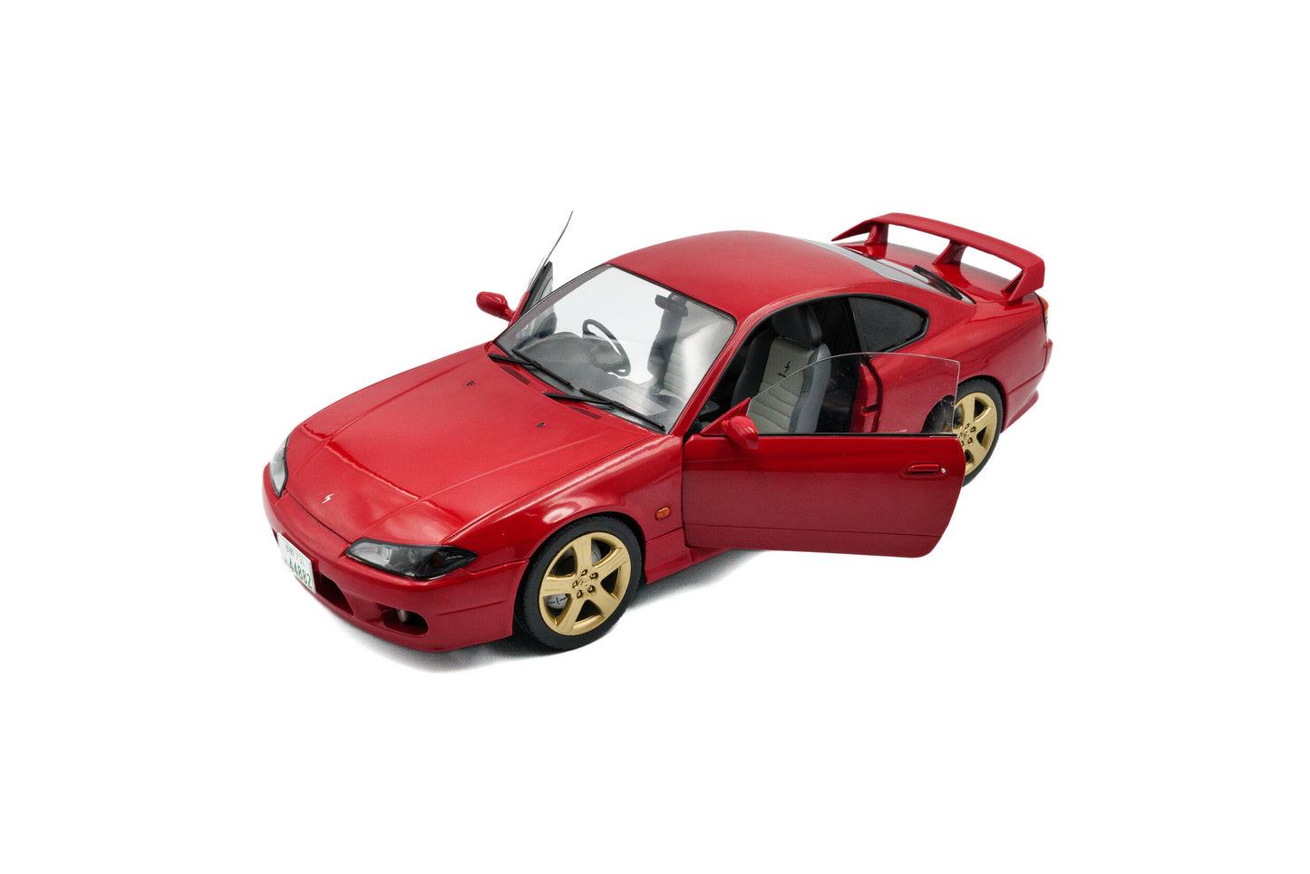 Solido 1999 Nissan Silvia (S15) Coupe Spec-R Aero Flame Red 1:18