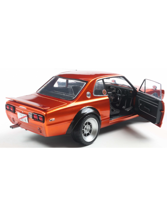 Solido 1970 Nissan Skyline (C10) Hakosuka Orange 1:18