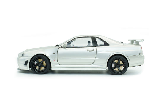 Solido 1999 Nissan Skyline GT-R (R34) Z-tune Silver 1:18