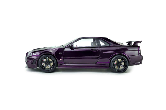 Solido 1999 Nissan Skyline GT-R (R34) Z-tune Midnight Purple 1:18