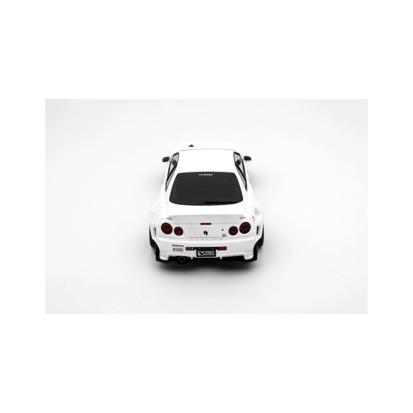 Otto 2019 Nissan Skyline GT-R R34 KRC Body Kit Pearl White QX1 1:18