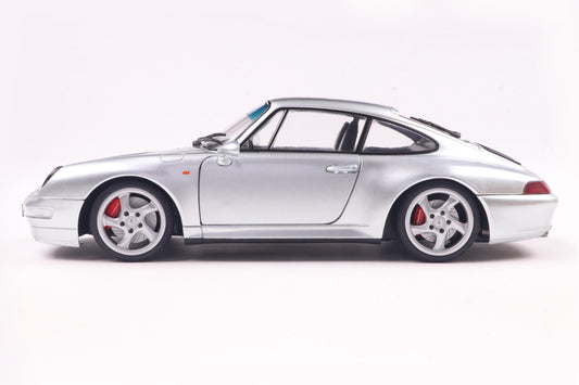 Solido 1996 Porsche 911 (993) Carrera 4S Coupe Polar Silver 1:18