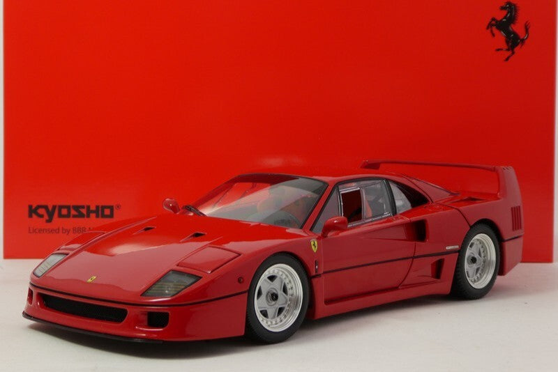 Kyosho 1987 Ferrari F40 Lightweight w/ Lexan Windows Rossa Corsa Red 1:18
