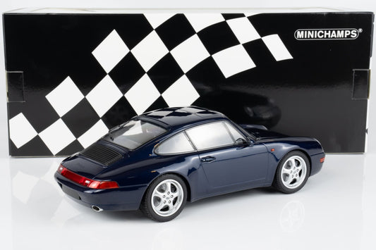 Minichamps 1995 Porsche 911 (993) Carrera Coupe Dark Blue Metallic 1:18