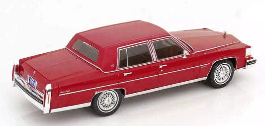 MCG 1982 Cadillac Fleetwood Brougham Dark Red Metallic 1:18