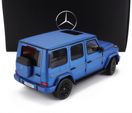 Norev 2024 Mercedes-Benz G580 G-Class AMG Line EQ Tech (N465) South Sea Blue Magno 1:18