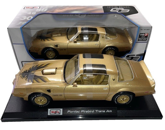 Maisto 1978 Pontiac Firebird Trans-Am Gold 1:18