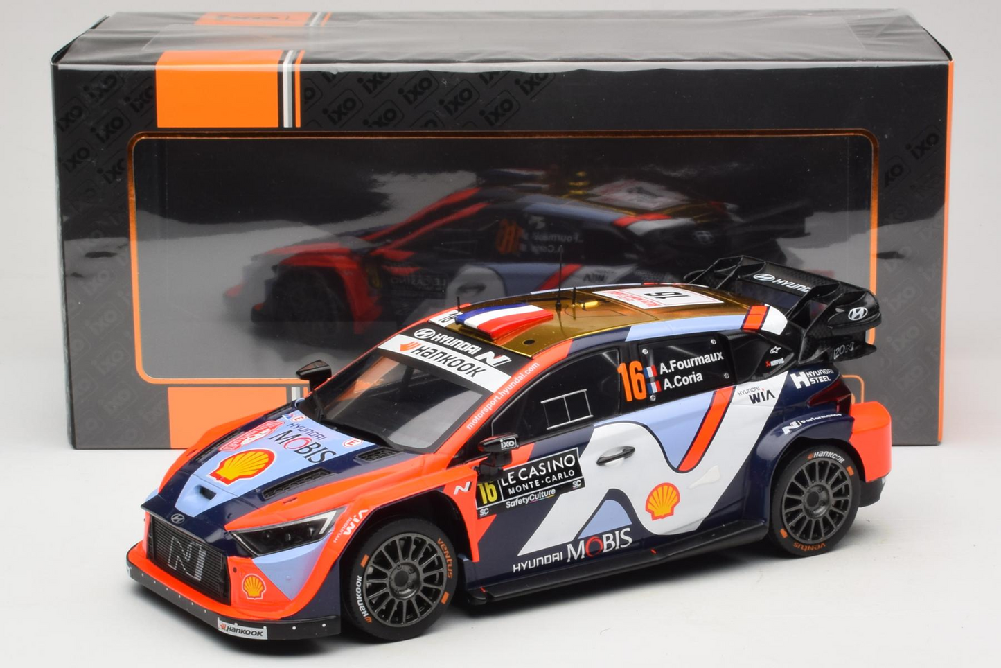 Ixo 2025 Hyundai i20 N WRC #16 2025 Rally Monte Carlo 1:18