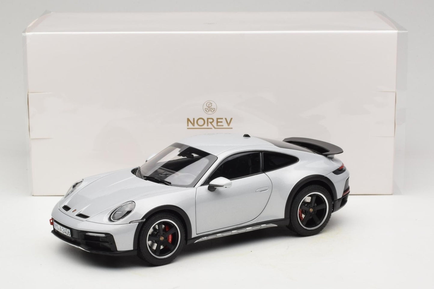 Norev 2023 Porsche 911 Dakar 992 Ice Grey Metallic 1:18
