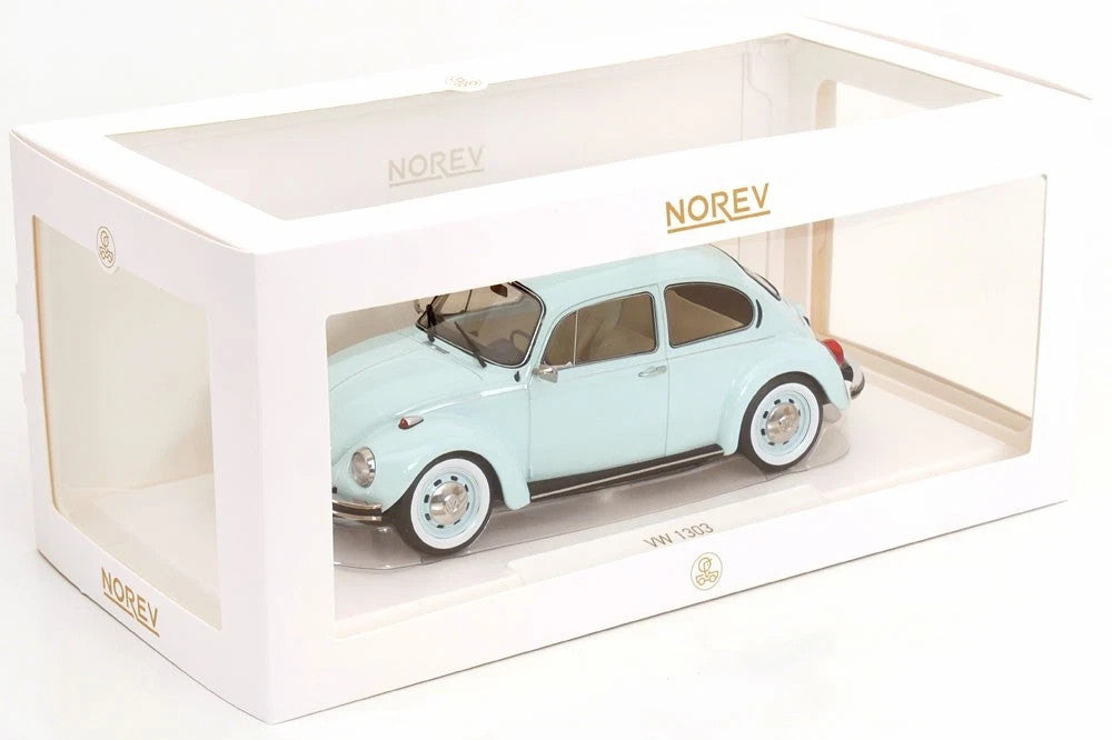 Norev 1973 VW Beetle (Bug) 1303 Pastel Blue 1:18