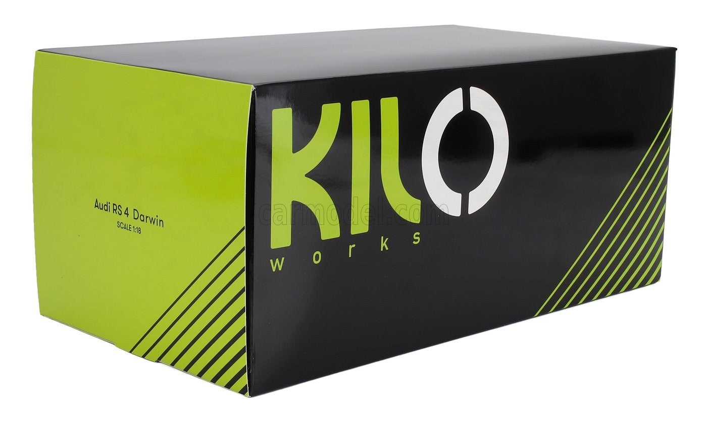 Kengfai KiloWorks 2020 Audi RS4 Avant (B9) Darwin Pro Green Metallic 1:18
