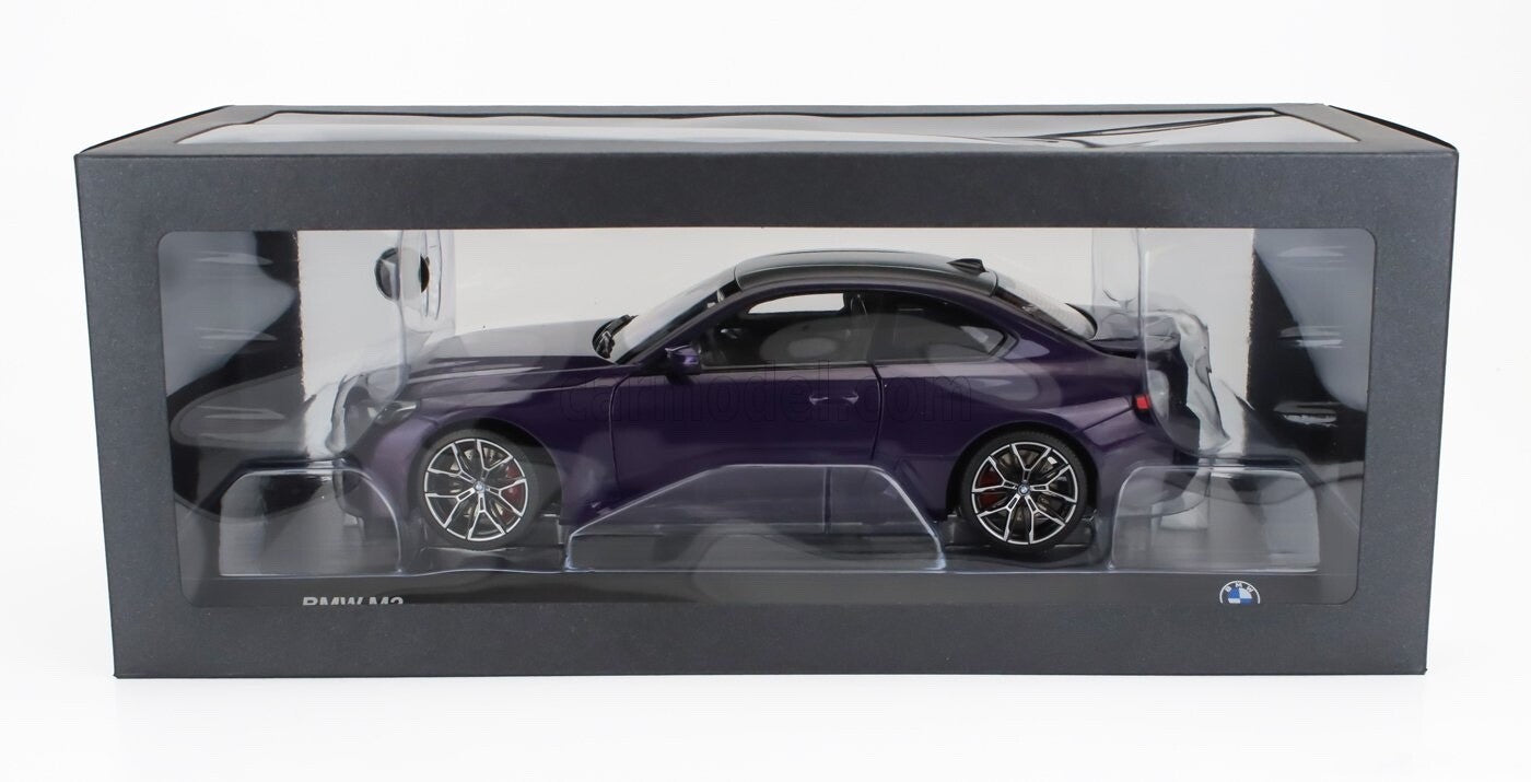 Minichamps 2023 BMW M2 (G87) Twilight Purple w/ Openings 1:18