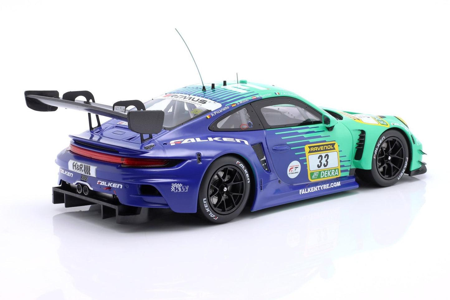 Ixo Porsche 911 992 GT3 R Team Falken Motorsports #33 24hr Nurburgring 2024 1:18