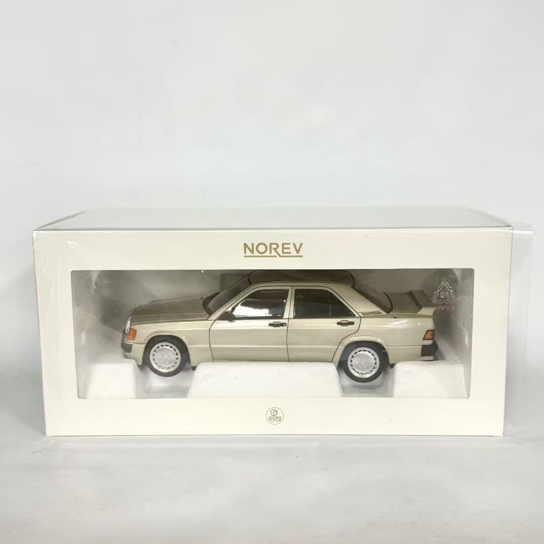 Norev 1984 Mercedes Benz 190E W201 2.3 16V Smoke Silver Metallic 1:18