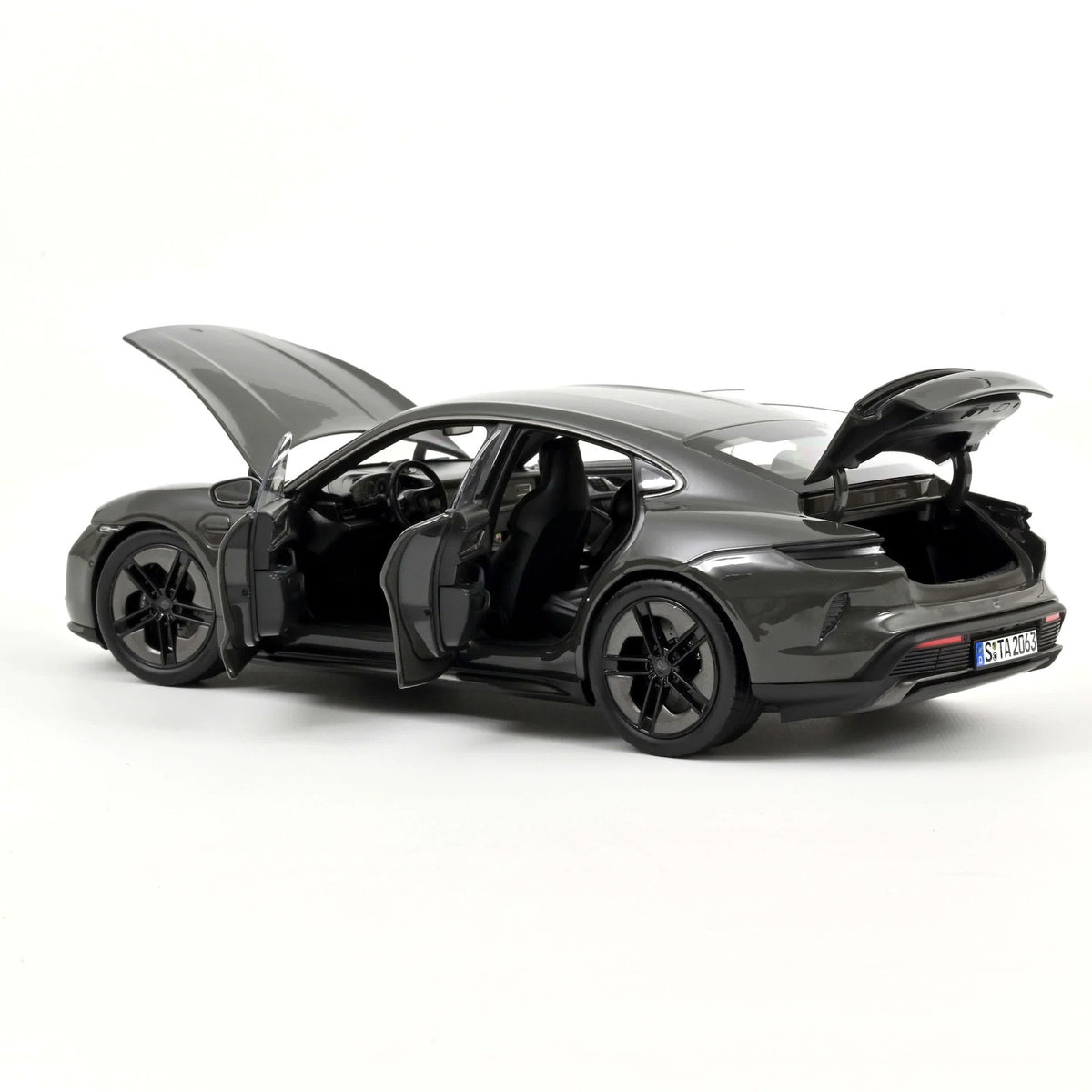 Norev 2024 Porsche Taycan Turbo S Slate Grey Neo 1:18
