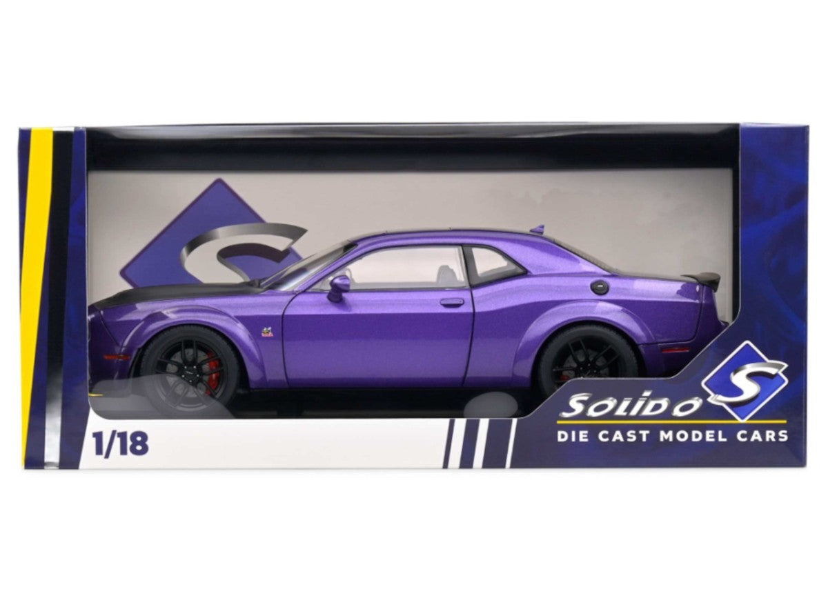 Solido 2020 Dodge Challenger SRT Hellcat Redeye Widebody Plum Crazy Purple 1:18