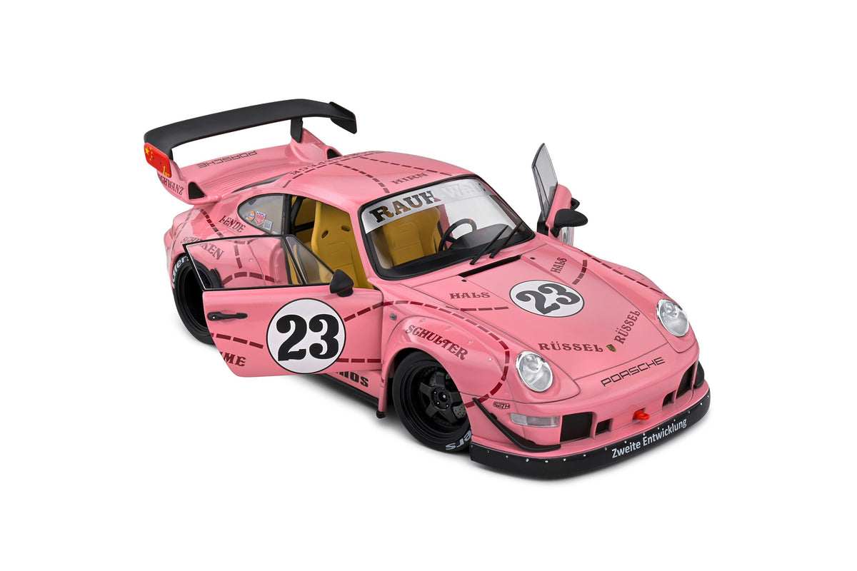 Solido 2020 Porsche 993 RWB Bodykit "Sopranos" Pink Pig 1:18