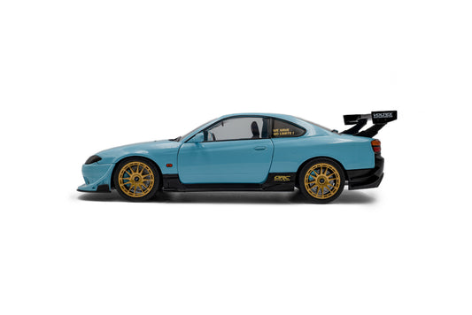 Solido 1999 Nissan Silvia (S15) Coupe Spec-R Aero Solido Works Blue 1:18