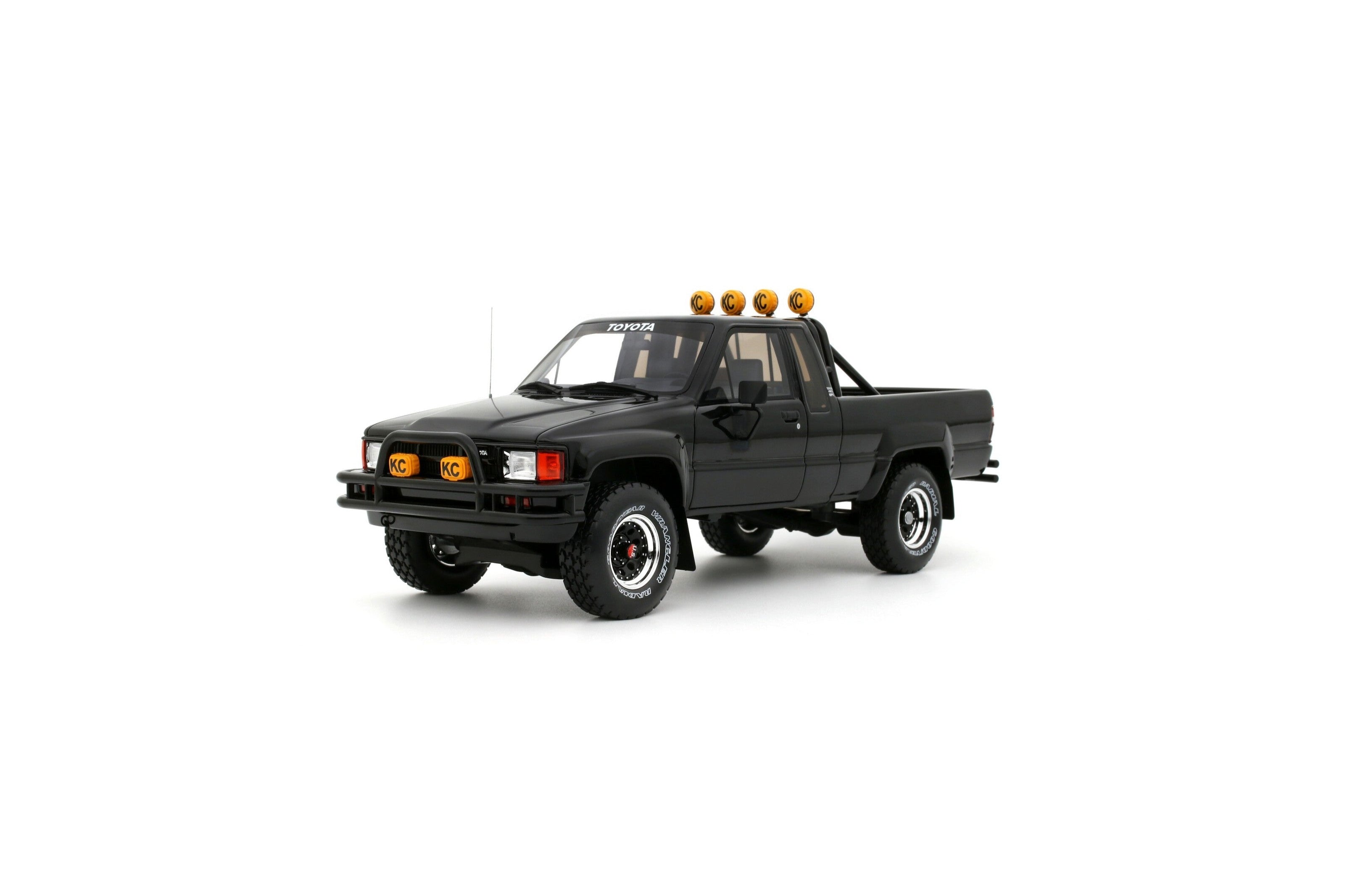 Majorette 1:64 1985 Toyota Hilux SR5 Pickup – Black Collector Series