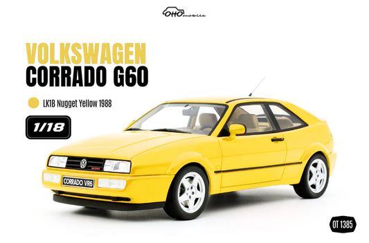 Otto 1988 Volkswagen Corrado (53i) G60 Yellow Nuggest 1:18