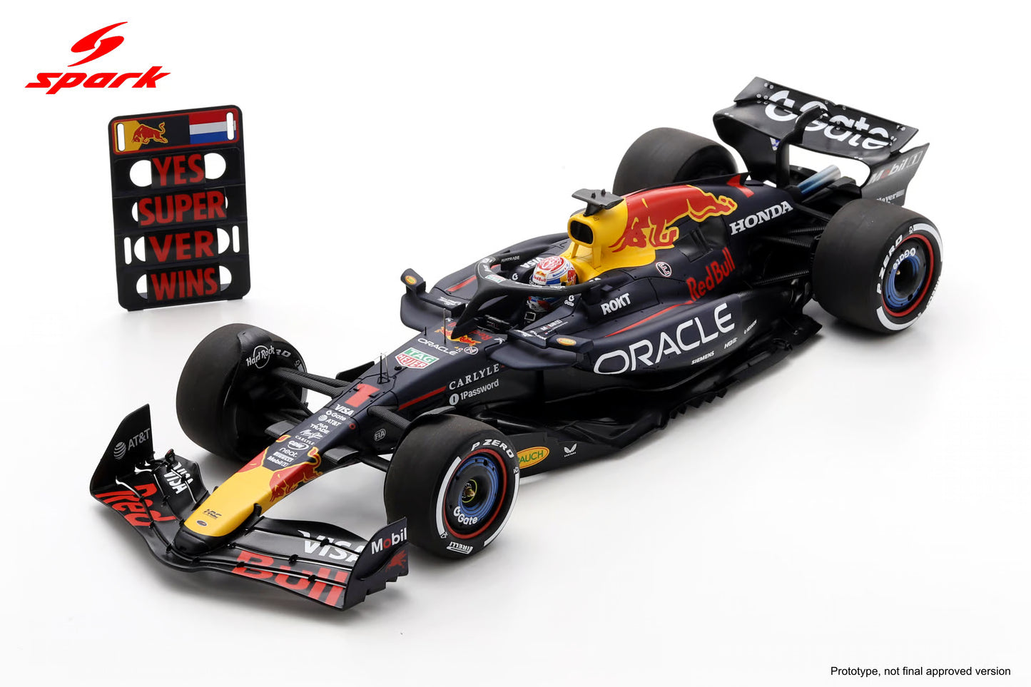 Spark-Model F1 RB21 Team Oracle Red Bull Racing #1 WINNER Abu Dhabi GP 2025 (Verstappen) 1:18