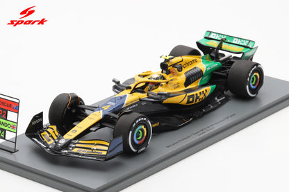 Spark-Model Mclaren F1 Team MCL38 Lando Norris 4th Monaco GP 2024 1:18