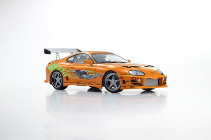 Kyosho 1993 Toyota Supra MK4 (A80) "Fast & the Furious" Orange Pearl 1:18