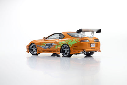 Kyosho 1993 Toyota Supra MK4 (A80) "Fast & the Furious" Orange Pearl 1:18