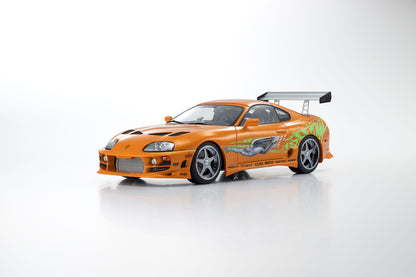 Kyosho 1993 Toyota Supra MK4 (A80) "Fast & the Furious" Orange Pearl 1:18