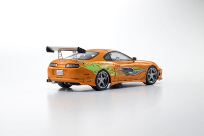 Kyosho 1993 Toyota Supra MK4 (A80) "Fast & the Furious" Orange Pearl 1:18