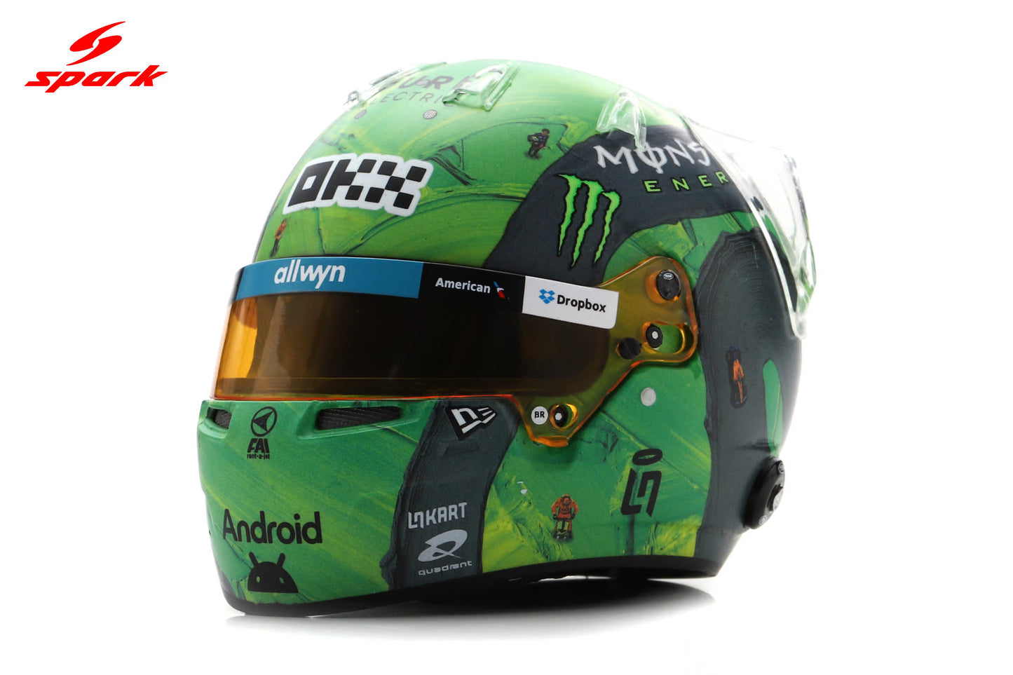 Spark-Model Mclaren F1 Team MCL39 L. Norris Helmet Las Vegas 2025 1:5