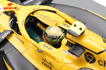 Spark-Model Mclaren F1 Team MCL38 Lando Norris 4th Monaco GP 2024 1:18